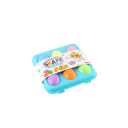 Huevos de juego de colores 6 unidades con formas 4,5 x 5 cm Juguete educativo de apertura para clasificación Desarrollo de la motricidad y coordinación Caja 2