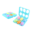 Huevos de juego de colores 6 unidades con formas 4,5 x 5 cm Juguete educativo de apertura para clasificación Desarrollo de la motricidad 8