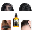 Huile essentielle pour les cheveux 30 ml Collagène Biotine B7 Vitamine Huile de romarin Contre la chute Nutrition des racines Équilibre sébacé 3
