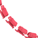 Hula Hoop οβάλ με βάρος 85 εκ. 4