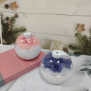 Humidificador de ar 220 ml com flores artificiais USB 11 x 11 cm Luz nocturna Decoração de interiores Aromaterapia Difusor para quarto 3