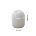 Humidificateur d'air 270 ml avec lumière nocturne LED hauteur 10 cm humidification compacte pour un usage domestique et la chambre 4