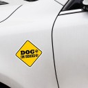 Hund ombord bilklistermærke 3