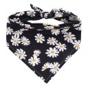 Hundehalstørklæde med blomster 4