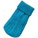 Hundetrøje 4-5 kg Strikketrøje til små og mellemstore hunde Varmt vintertøj Komfortabelt og elastisk materiale Efterårs- og vinterbeskyttelse mod kulde Stilfuldt design 12