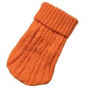 Hundetrøje 6-9 kg Strikketrøje til mellemstore hunde Varmt vintertøj Komfortabelt og elastisk materiale Efterårs- og vinterbeskyttelse mod kulde Stilfuldt design 12