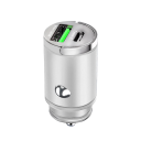 Hurtig biloplader 100W USB C og USB A mini cigarettænderoplader understøtter hurtigopladning af to enheder. Type C-kompatible modeller. 11