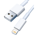 Hurtigopladerkabel 25 cm USB-A og iPhone Lightning-kabel til telefon 35 W kort opladningskabel hurtigoplader opladertilbehør 3