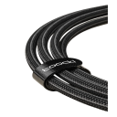 Hurtigopladerkabel USB C til USB C 2 m 100W 90° stik datakabel 5A 480 Mbps tyk ledning til telefon, tablet, bærbar computer, praktisk brug 3