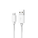 Hurtigopladningskabel Micro USB til USB A 2 m hvidt 5A datakabel tyk ledning langt holdbart kabel til hurtigopladning af telefon og tablet 5