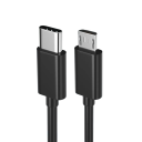Hurtigopladningskabel USB C til Micro USB 50 cm 2.4A synkroniseringskabel datatransmission Micro 2.0 480 Mb/s 1