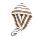 Hurtigtørrende håndklæde hårturban Hårhåndklæde Stribet hårturban 65 x 25 cm 8