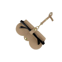 Husă compactă pentru ochelari 14,2 x 7 cm din piele artificială Cu cataramă și curea de protecție cu închidere pentru călătorii și purtare zilnică 7