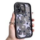 Husă cu stele pentru Samsung Galaxy A17 5G Silikonică și rezistentă Margini deasupra nivelului display-ului Stele mari și mici Protecție 6