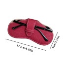 Husă de ochelari din piele 17,5 x 8 cm Husă de protecție colorată cu curea pentru ochelari de soare și ochelari de vedere 12