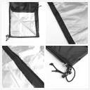 Husă de protecție 165 cm pentru uscătorul de rufe exterior sau suportul de uscare rotativ Rezistentă la apă, husă durabilă cu fermoar și curea de strângere Material tehnic 3