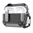 Husă de protecție pentru Apple AirPods Pro Husă rezistentă la șocuri cu carabină Sistem de închidere sigur Husă durabilă 4