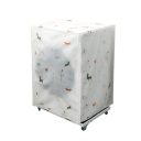 Husă de protecție pentru mașina de spălat 62 x 55 x 86 cm Animale de pădure Husă albă-transparentă cu fermoar pentru mașini de spălat frontale 1