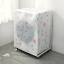 Husă de protecție pentru mașina de spălat încărcată lateral 62 × 55 × 86 cm Imprimare alb-transparentă cu baloane colorate cu aer cald Închidere 2