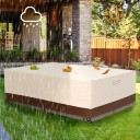 Husă de protecție pentru mobilier de grădină 160 x 130 x 90 cm impermeabilă, capac exterior împotriva prafului, vântului, ploii, zăpezii 3