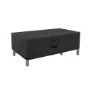 Husă de protecție pentru mobilier de grădină 250 x 110 x 90 cm husă impermeabilă împotriva prafului vântului ploii zăpezii husă de exterior cu cusături rezistente 5