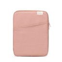 Husă de protecție pentru tabletă de 13-14 inch, cu aspect de sticlă, culori neutre, căptușeală interioară moale, fermoar, design ușor 3