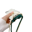 Husa din silicon Crossbody cu șnur pentru iPhone 17 Air Păstrător pentru card Capac de protecție împotriva căderii Design ușor 3