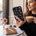 Husa din silicon pentru Samsung Galaxy A35 5G cu inimioare colorate Rezistent Margini ridicate în jurul ecranului Inimioare cu reflexii 3