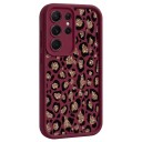 Husă din silicon pentru Samsung Galaxy S25 FE cu motiv leopard Opritor de protecție pentru cameră Margini ridicate Husa de telefon 5