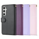 Husă flip pentru Samsung Galaxy S24 cu portofel cu fermoar și carduri, husă din piele artificială cu mânere pentru încheietura mâinii 13