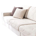 Husă impermeabilă pentru perne 45 x 45 cm din stofă jacquard moale rezistentă la apă și pete pentru canapea și fotoliu în living 4