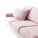 Husă impermeabilă pentru perne 45 x 45 cm din stofă jacquard moale rezistentă la apă și pete pentru canapea și fotoliu în living 7
