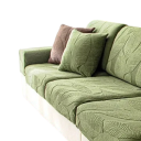 Husă impermeabilă pentru perne 45 x 45 cm din stofă jacquard moale rezistentă la apă și pete pentru canapea și fotoliu în living 6