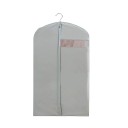 Husă mare 150×60 cm pentru îmbrăcăminte Husă impermeabilă pentru rochii lungi, paltoane și jachete cu fereastră și fermoar Protecție 6