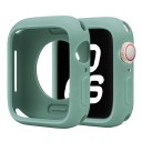 Husă mată pentru cadran Apple Watch 38 mm Series 3 2 1 Bumper din silicon moale capac de protecție iWatch carcasă rezistentă accesorii 6