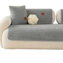 Husă pentru canapea Antiderapantă și lavabilă în mașina de spălat 90 x 240 cm Sherpa lână moale Pentru canapea și fotoliu în living sau dormitor 8