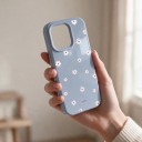 Husă pentru iPhone 18 Pro Model floral cu margarete Husă de protecție Rame ridicate pentru cameră Protecție pentru laterale 10