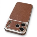Husa pentru iPhone 18 Pro Textură de piele Suprafață mată Rezistentă la șocuri Antiderapantă Protecție împotriva amprentelor 1