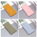Husă pentru ochelari 18 x 8,5 cm Cu închidere automată, husă moale albastră cu fleece, mecanism cu arc interior 2