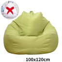 Husă pentru sac de șezut 100×120 cm cu fermoar pentru umplerea cu bile din spumă și textil pentru șezut confortabil în interior și exterior 8
