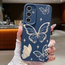 Husă pentru Samsung Galaxy S24+ cu motiv de fluturi, husă din silicon cu protecție pentru cameră, husă de protecție pentru telefonul mobil 8