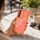 Husa pentru Samsung Galaxy S24 Model în dungi Rama înălțată în jurul camerei Material silicon Husa de protecție pentru telefonul mobil 29