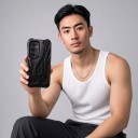 Husă pentru Samsung Galaxy S24 Ultra S cu model 3D în flăcări Carcasă din plastic pentru telefon Cu decupaj pentru cameră 11