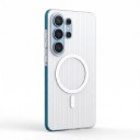 Husă pentru Samsung Galaxy S25+ 3D Benzi Suport pentru încărcare magnetică Husă mată Protecție pentru cameră și butoane 13