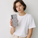 Husă pentru Samsung Galaxy S25+ cu motiv de cireșe Capac din silicon cu protecție pentru cameră Husă de protecție pentru telefonul mobil 24