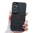 Husă pentru Samsung Galaxy S25+ cu motiv de cireșe Capac din silicon cu protecție pentru cameră Husă de protecție pentru telefonul mobil 6