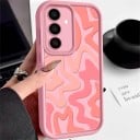 Husă pentru Samsung Galaxy S25 FE Model cu dungi Margini groase și decupaj pentru cameră Material silicon Husa de protecție pentru telefon 12