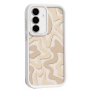 Husă pentru Samsung Galaxy S25 Model cu dungi Margini groase și decupaj pentru cameră Material silicon Husă de protecție pentru telefon 18