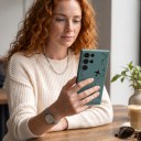 Husă pentru Samsung Galaxy S25 Ultra Aeronava și traseul aerian pe harta lumii Husă flexibilă din TPU Husă de călătorie pentru telefon mobil 8