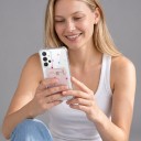Husă pentru Samsung Galaxy S25 Ultra cu buzunar pentru carduri Motive fine și delicate Colțuri întărite Husă din TPU Carcasă pentru telefon 17